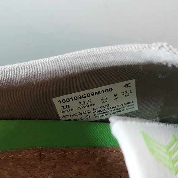 SALE 11.5 Women Cariuma OCA Low Canvas Sneakers Gray Sustainability Eco-Friendly - Picture 7 of 9